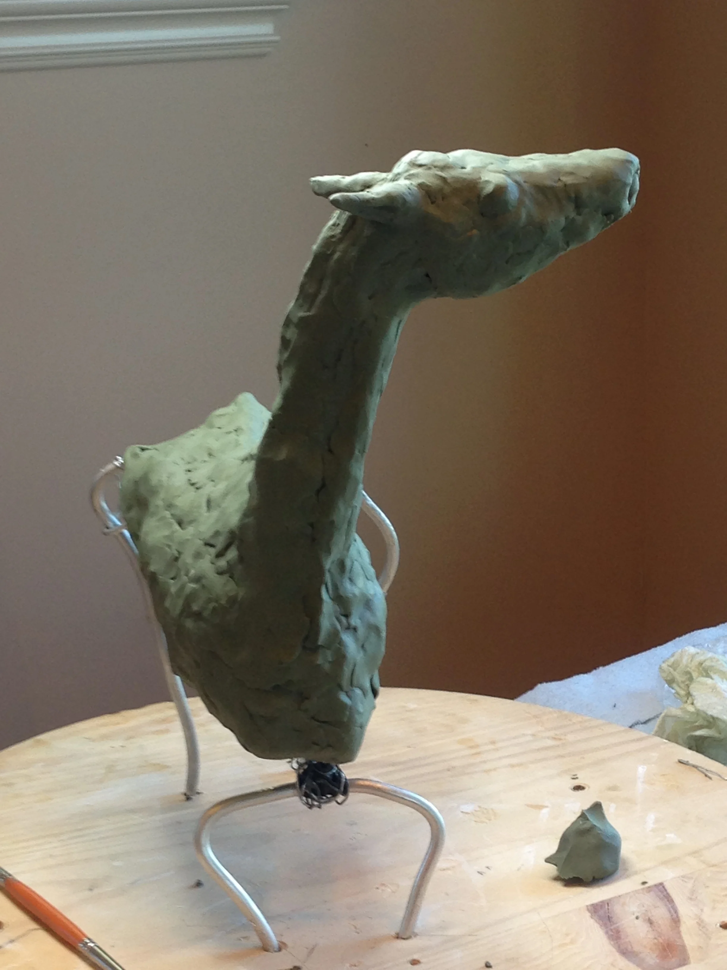 A few hours into the clay. I love this.