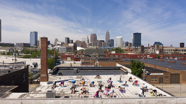 Rooftop Yoga at Lake Affect Studios