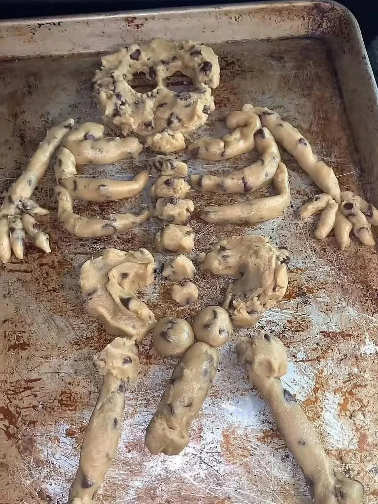 I&rsquo;ve hung all the skeletons for the halloween bake sale #xdman #halloween #pta #skeleton #funny #meme #bakesale #baking #food #foodie #yum #eating #humor