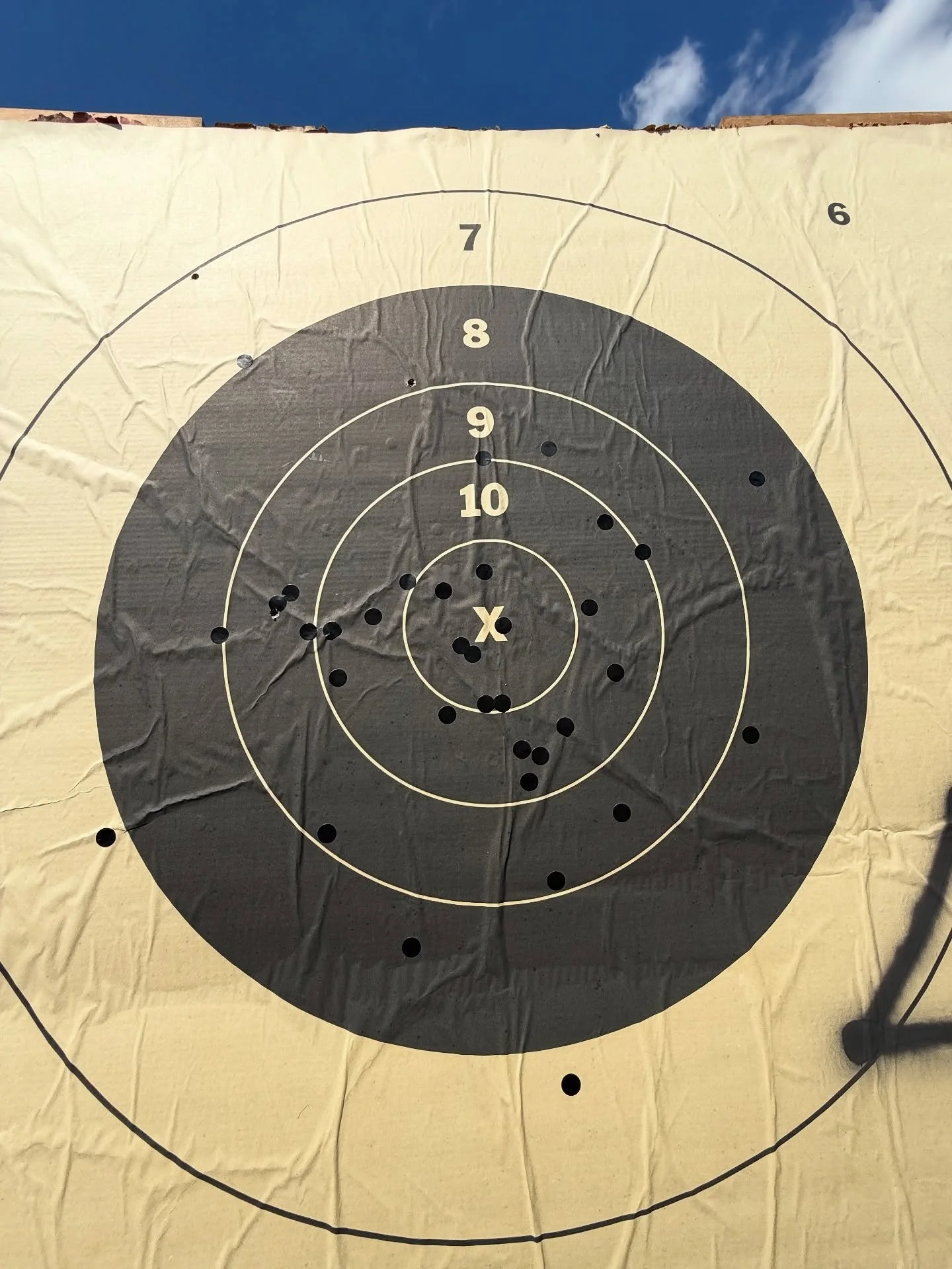 2/3 in the black at over a half mile, first time! 8-9 wind left to right with a 3moa M82A1. #xdman #50bmg #boom #guns #shooting #merica #pewprofessional #pewpew #rifle