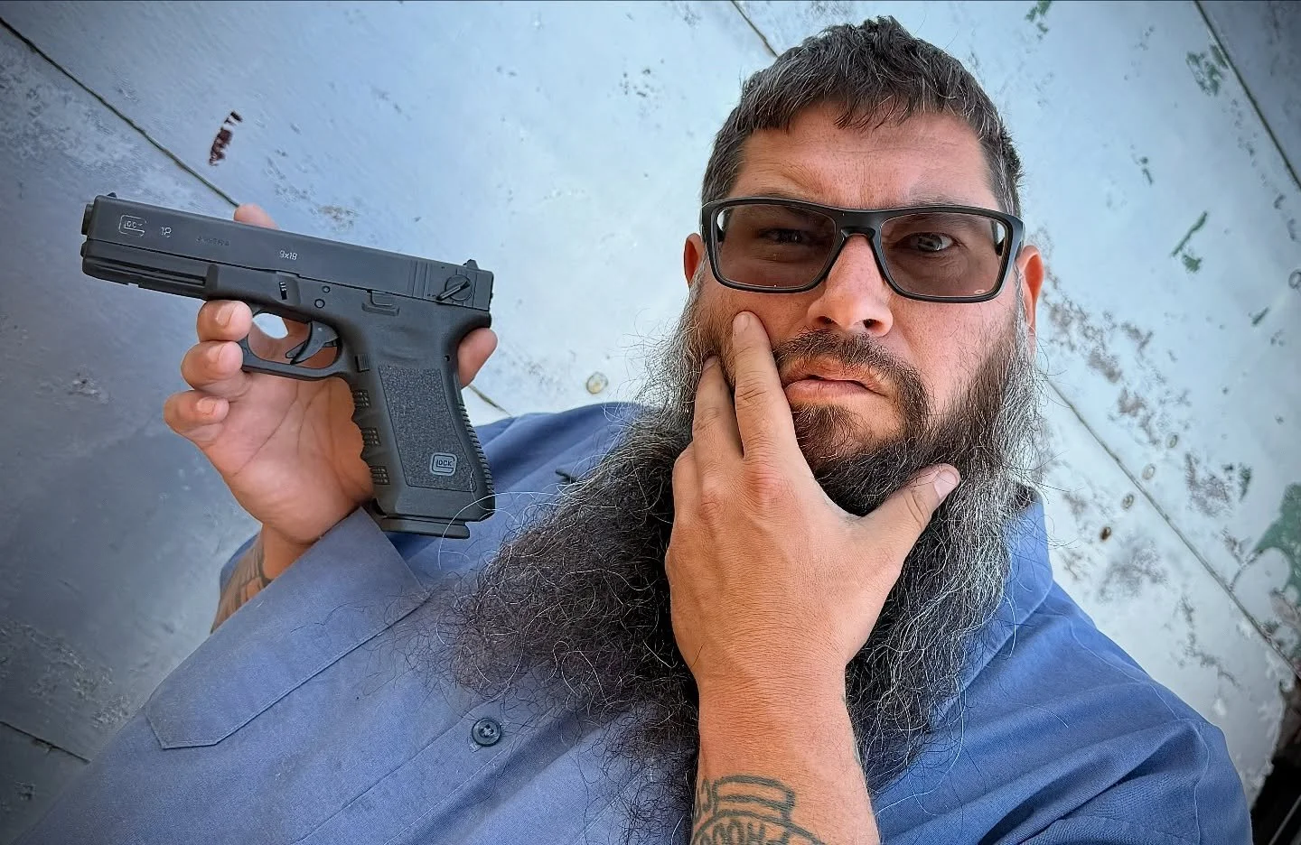 Weird I fed my Glock after midnight and it grew a side safety? #xdman #glock #machinegun #pewpew #pistol #tactical #tacticool #merica #firepower #fireball #glock18 #switches #nfa #gangsta #goonies