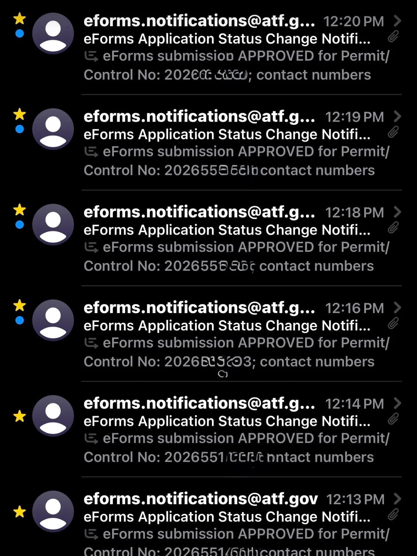 So far 15 approved, more coming in about every couple minutes. 15 down another 25 to go! #2a #suppressor #atf #guns #rifle