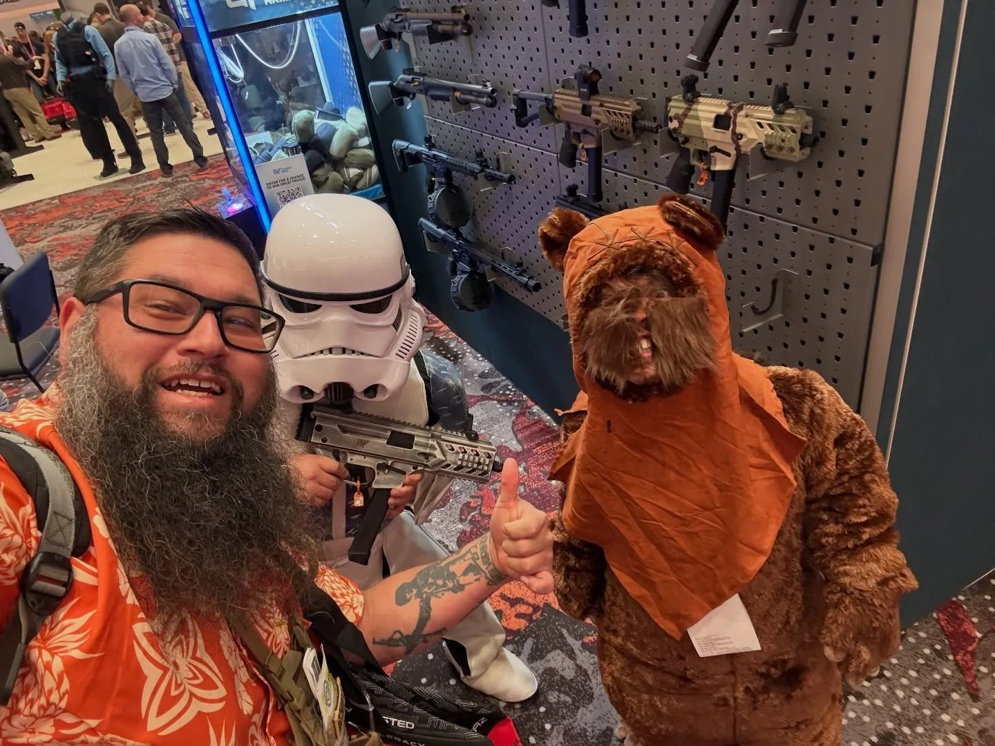 I found my Goon Squad #shotshow #guns #starwars #pewpewprofessional #merica