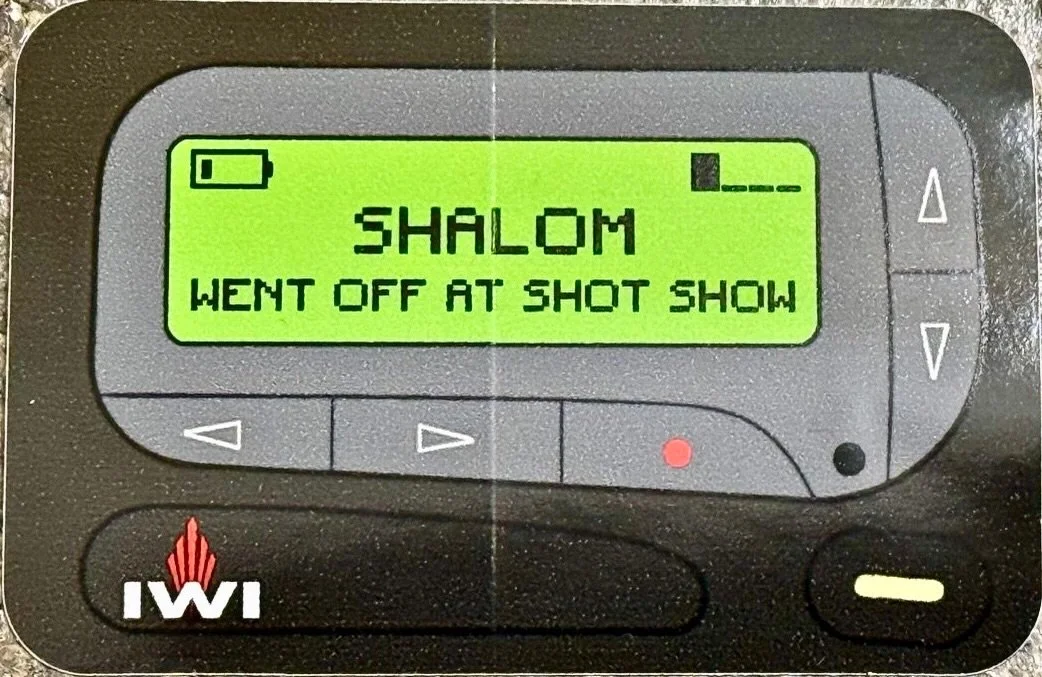 This sticker from @iwi.us is straight up gangster! #shotshow #bang #funny #guns #2a