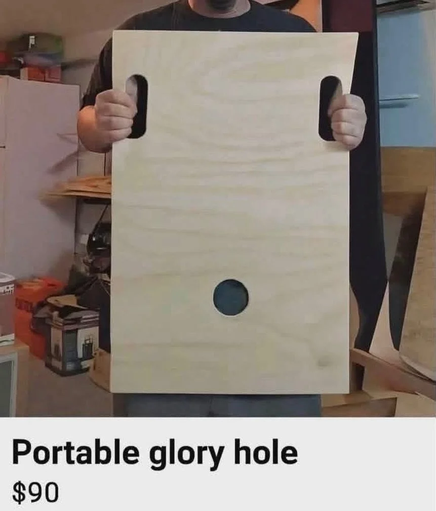 Guns are so overrated, so i&rsquo;m starting a new business adventure #meme #funny #wtf #sports #cornhole