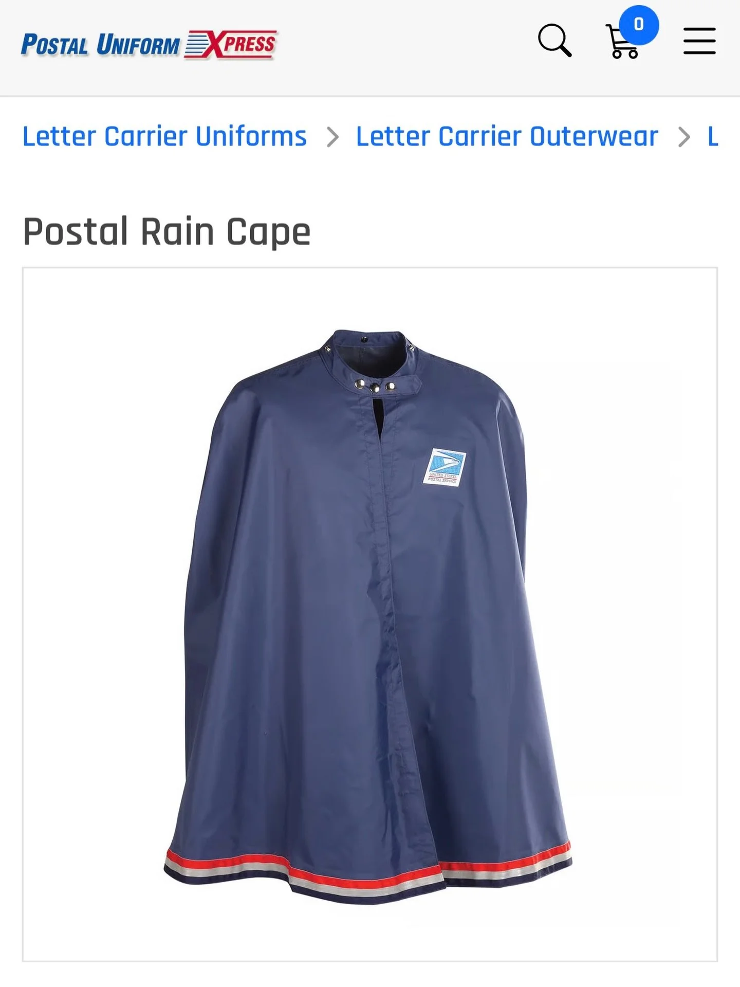 So would it be Stolen Valor if I just started wearing an official USPS rain cape? or should I just stick with the surplus poncho? #funny #mail #meme #wtf #tactical