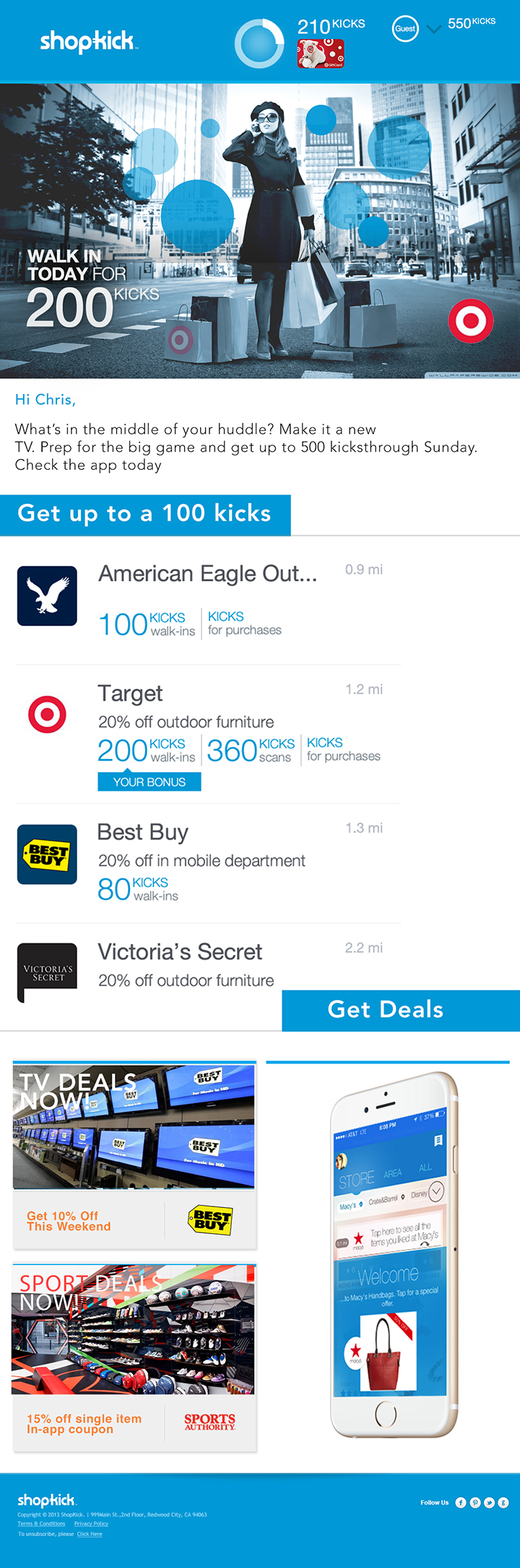 Shopkick Email