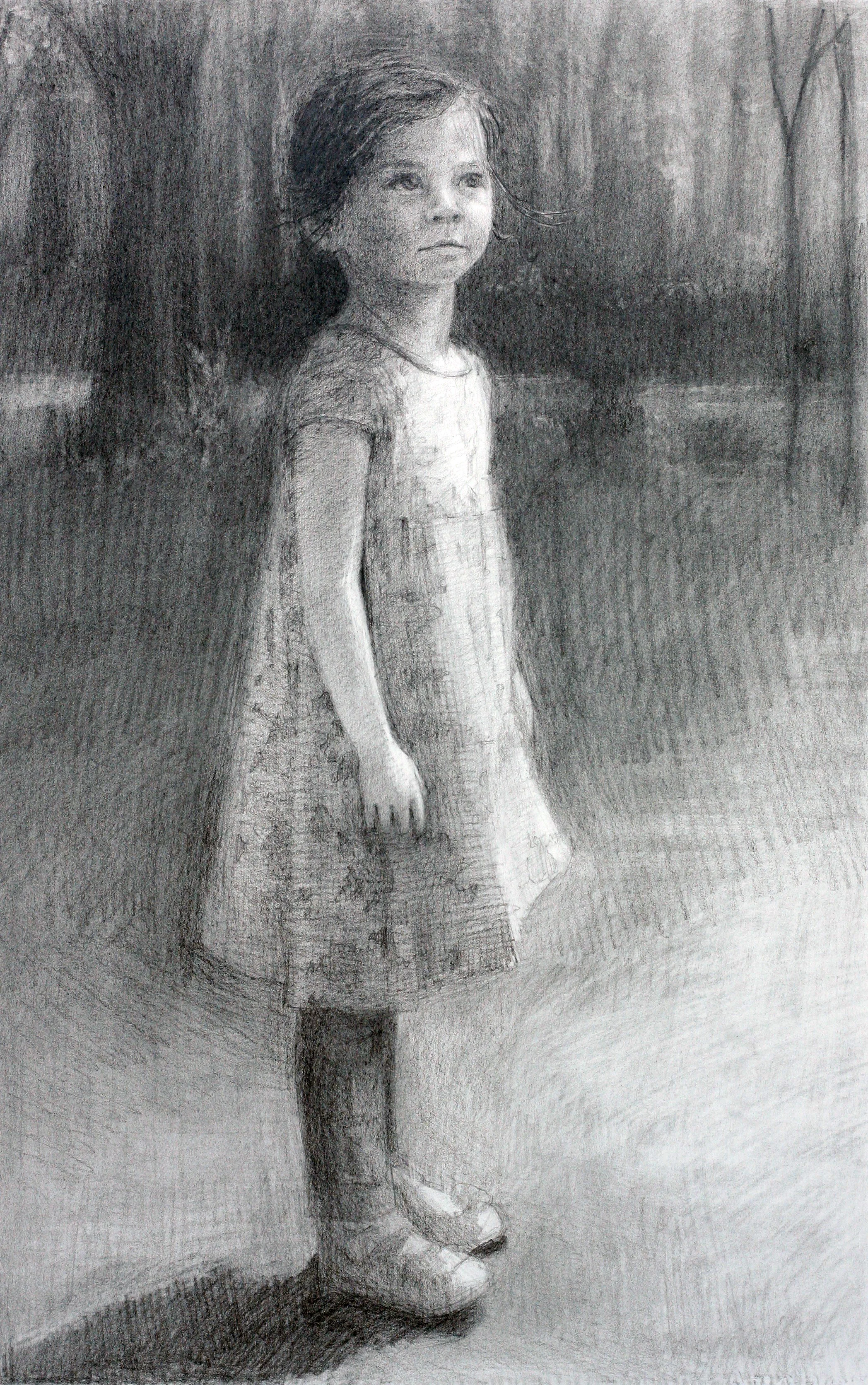 Elsa in the light, 24"x30"