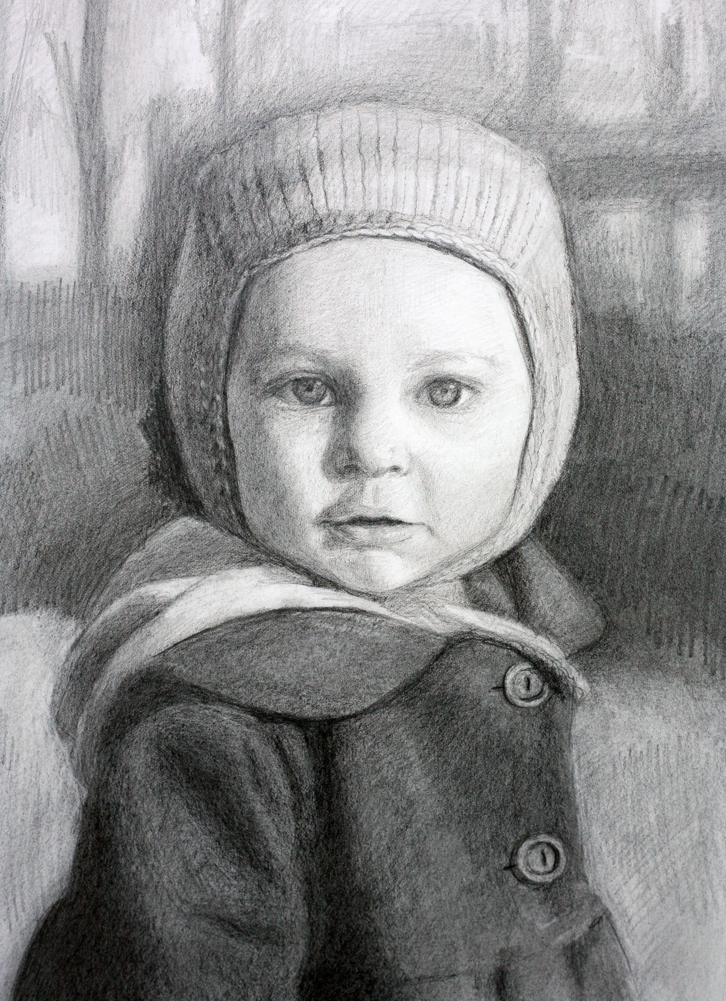 Greta Rose, 9"x12"