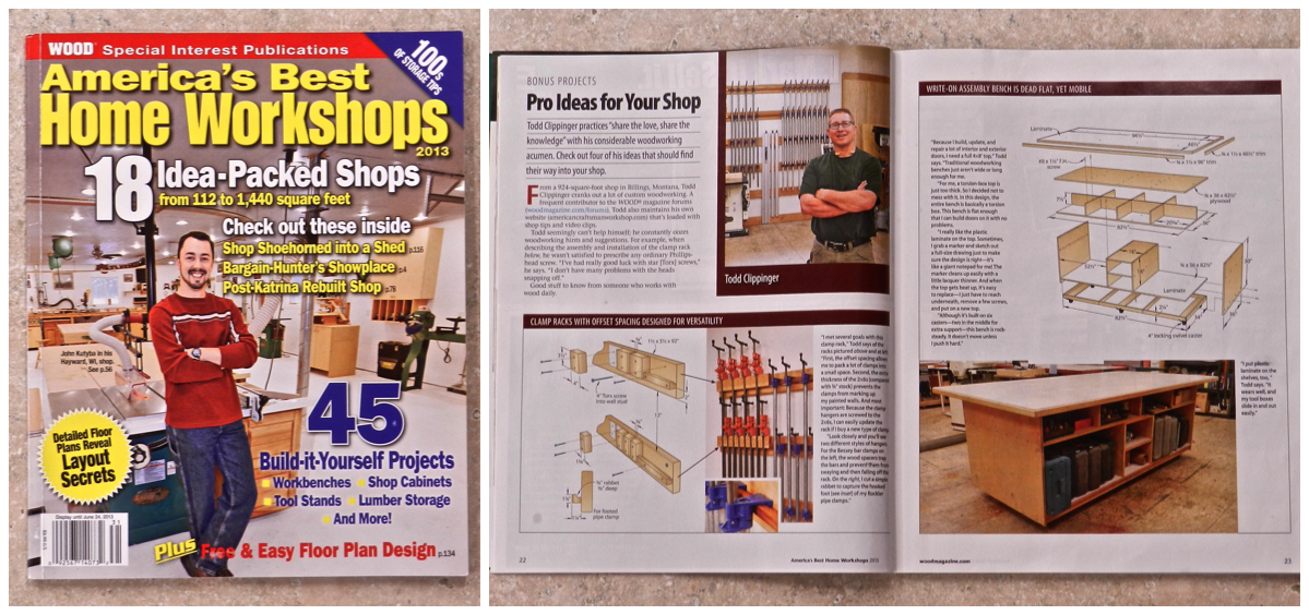 Images used with permission by WOOD Magazine &amp; America's Best Home Workshops 2013