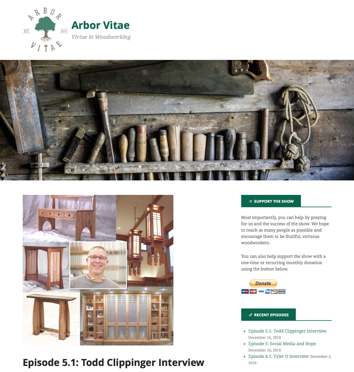 Arbor Vitae Podcast Site