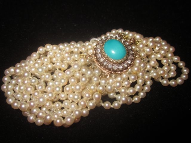 Pearl & Turquoise Choker