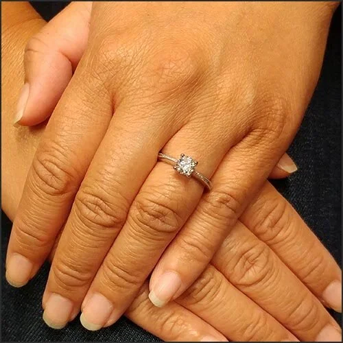 Style #22010499 Hand Engraved Diamond 