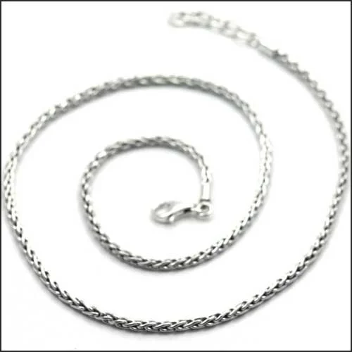 Adjustable Length Spiga Chain Necklace 