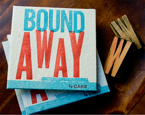 READ MORE : Illustration for "Bound Away", a handmade lyric book for Cake's #1 Billboard hit plus bonus CD