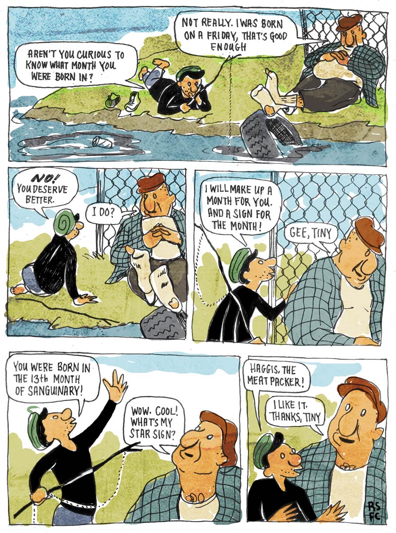From an episode of "Big Huge and Little Tiny", written by Franklin Crawford
