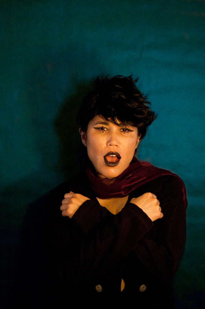 Molly 6, lead singer of the band "retourne" : Munich, germany