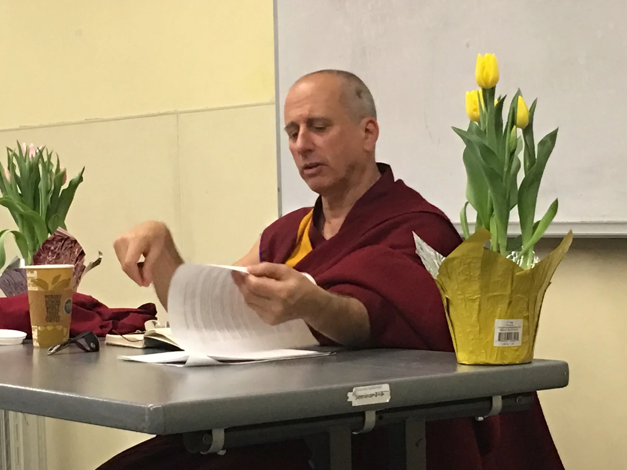  Khen Rinpoche Nicholas Vreeland. March 13, 2017.&nbsp; Photo by Jane L. Wechsler  