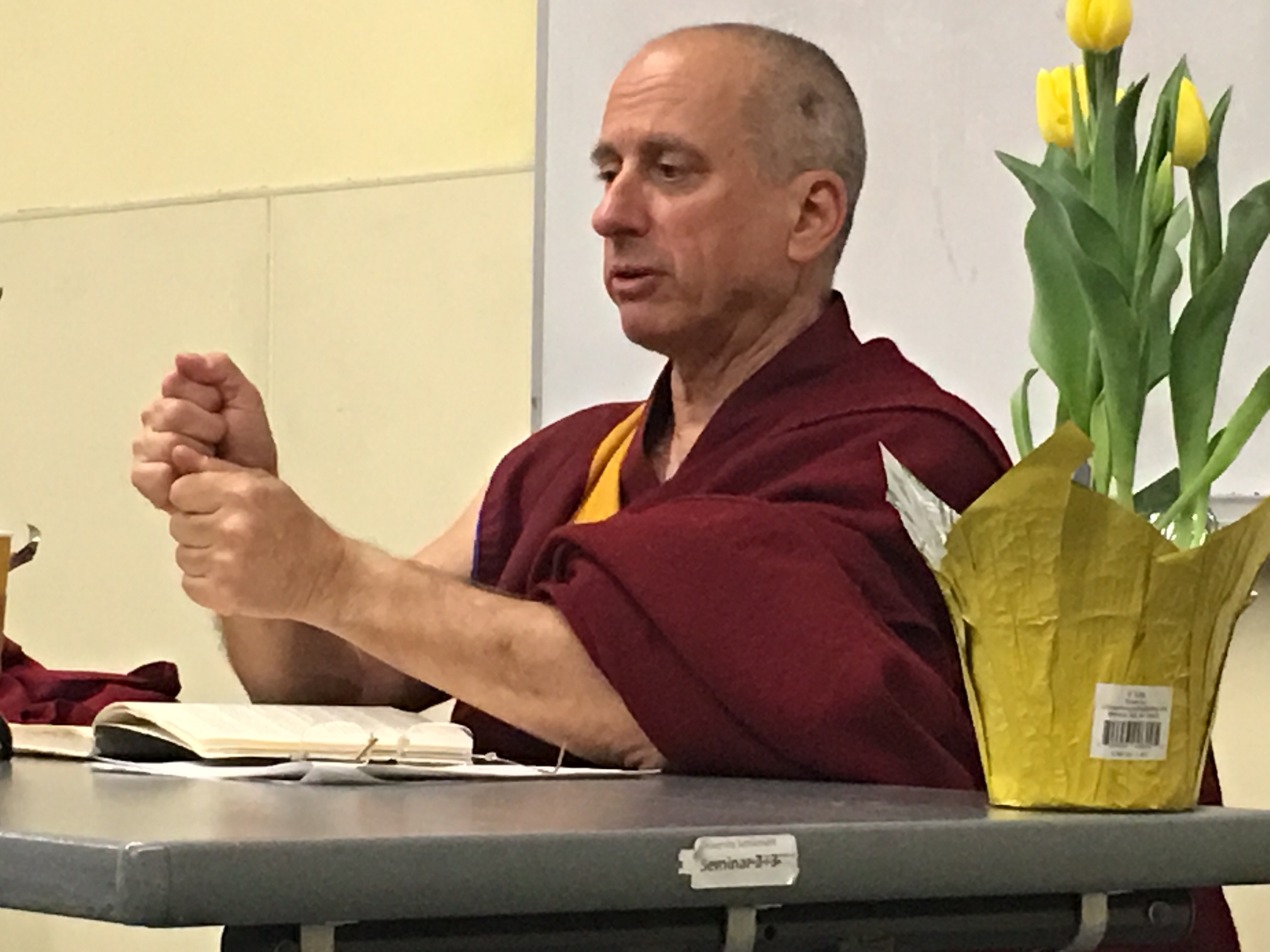  Khen Rinpoche Nicholas Vreeland. March 13, 2017.&nbsp; Photo by Jane L. Wechsler  