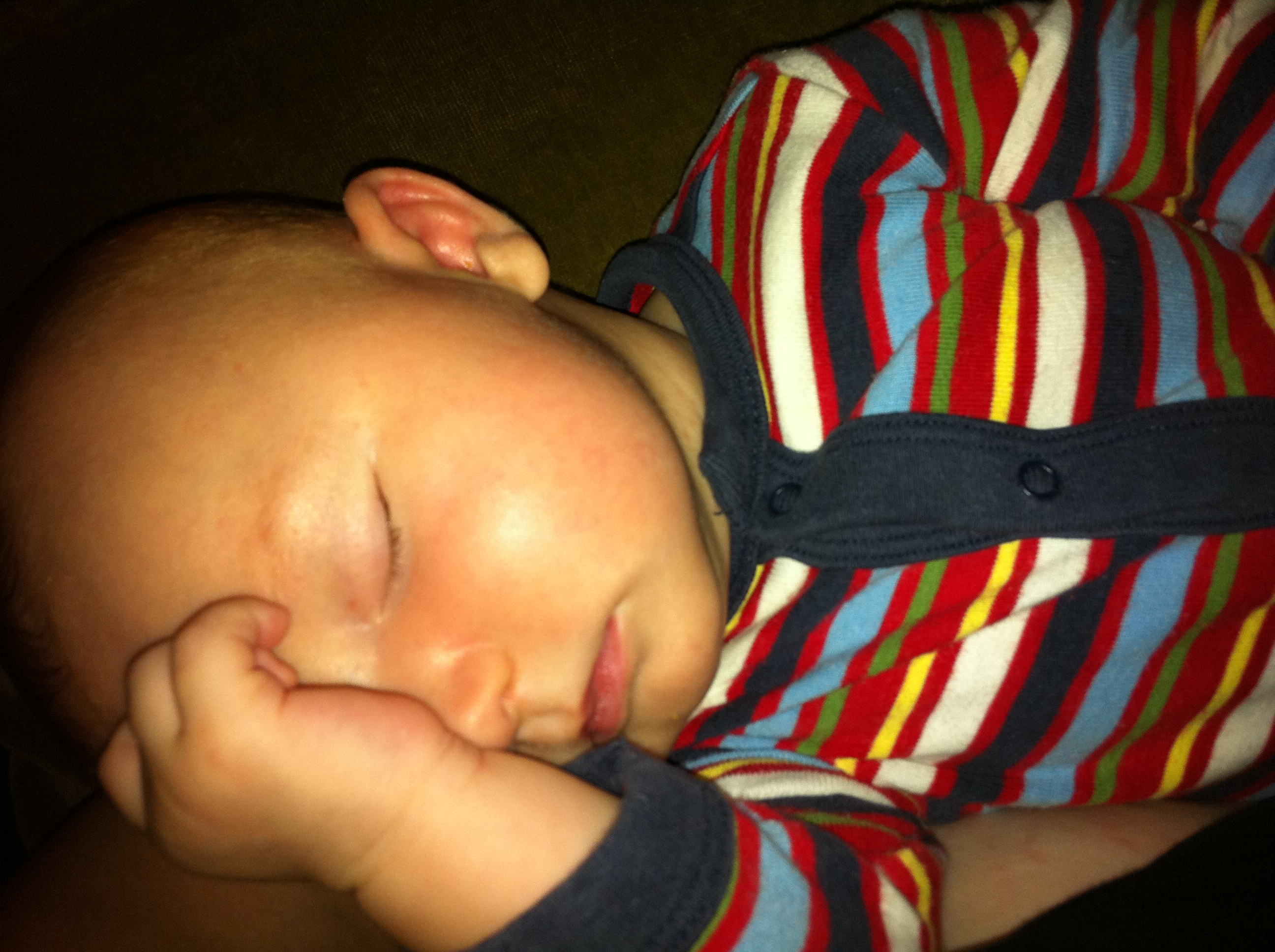 Sleeping Baby, Exhausted Mama