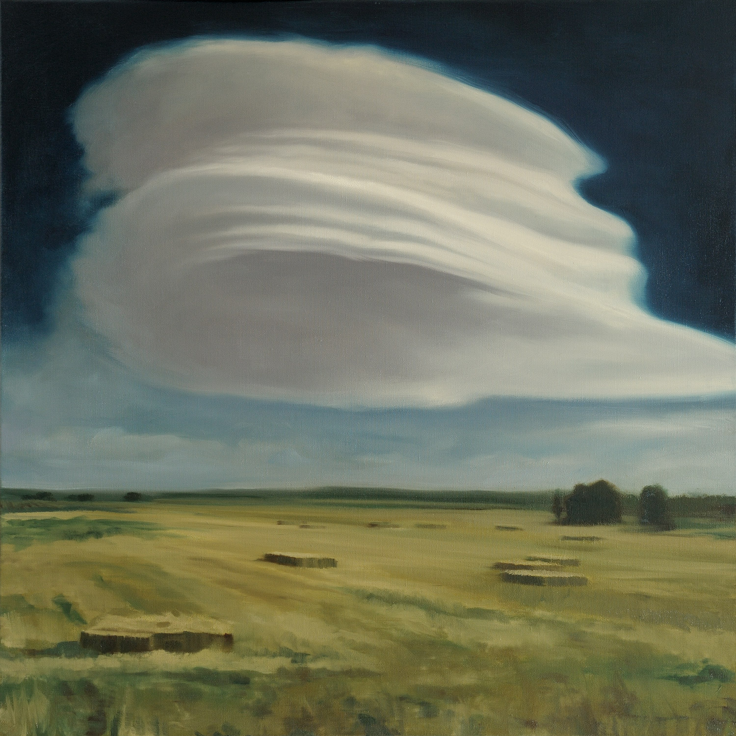 This is Reality - John Brennan, 2013, oil on canvas, 80 x 80 x 4 cm