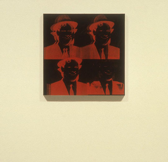 Four Negative Portraits Of The Artist By Andy Warhol
