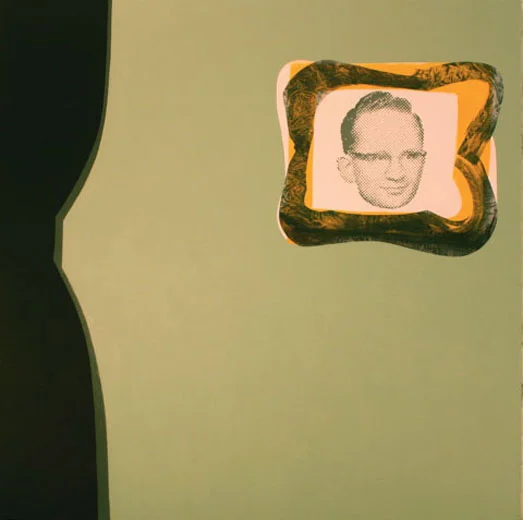 Wall with Curtain and Portrait