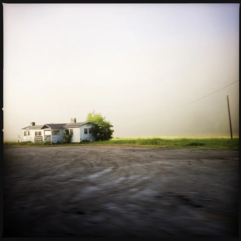 Drive by photo en route to graduation. On the Vermont/New York border.