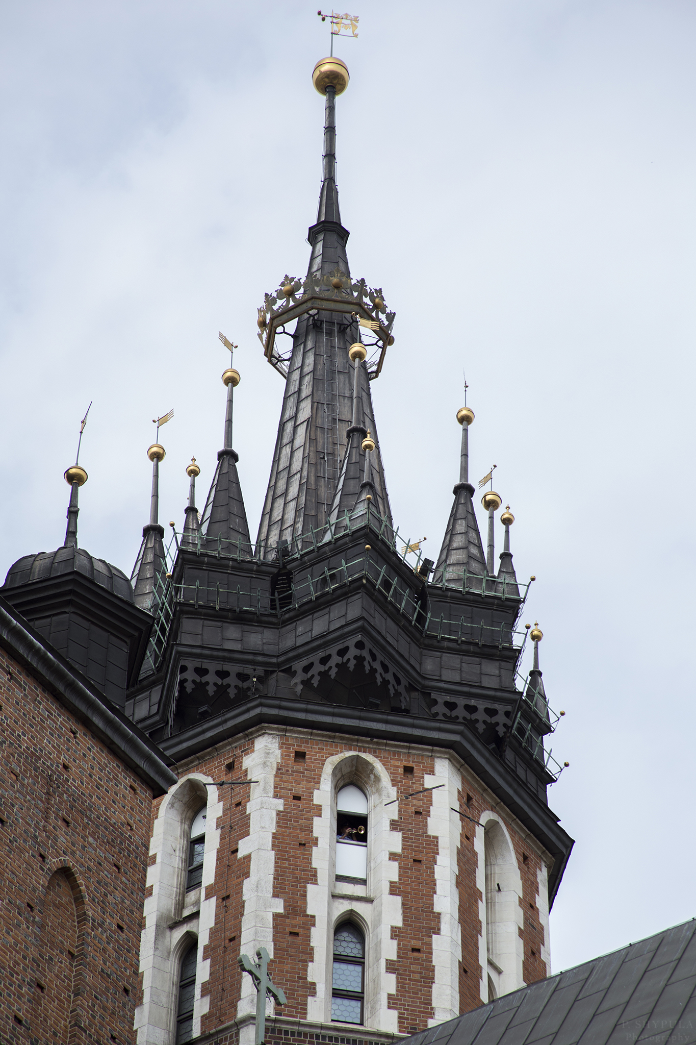 The hourly trumpet call at St. Mary's Basilica in Krakow