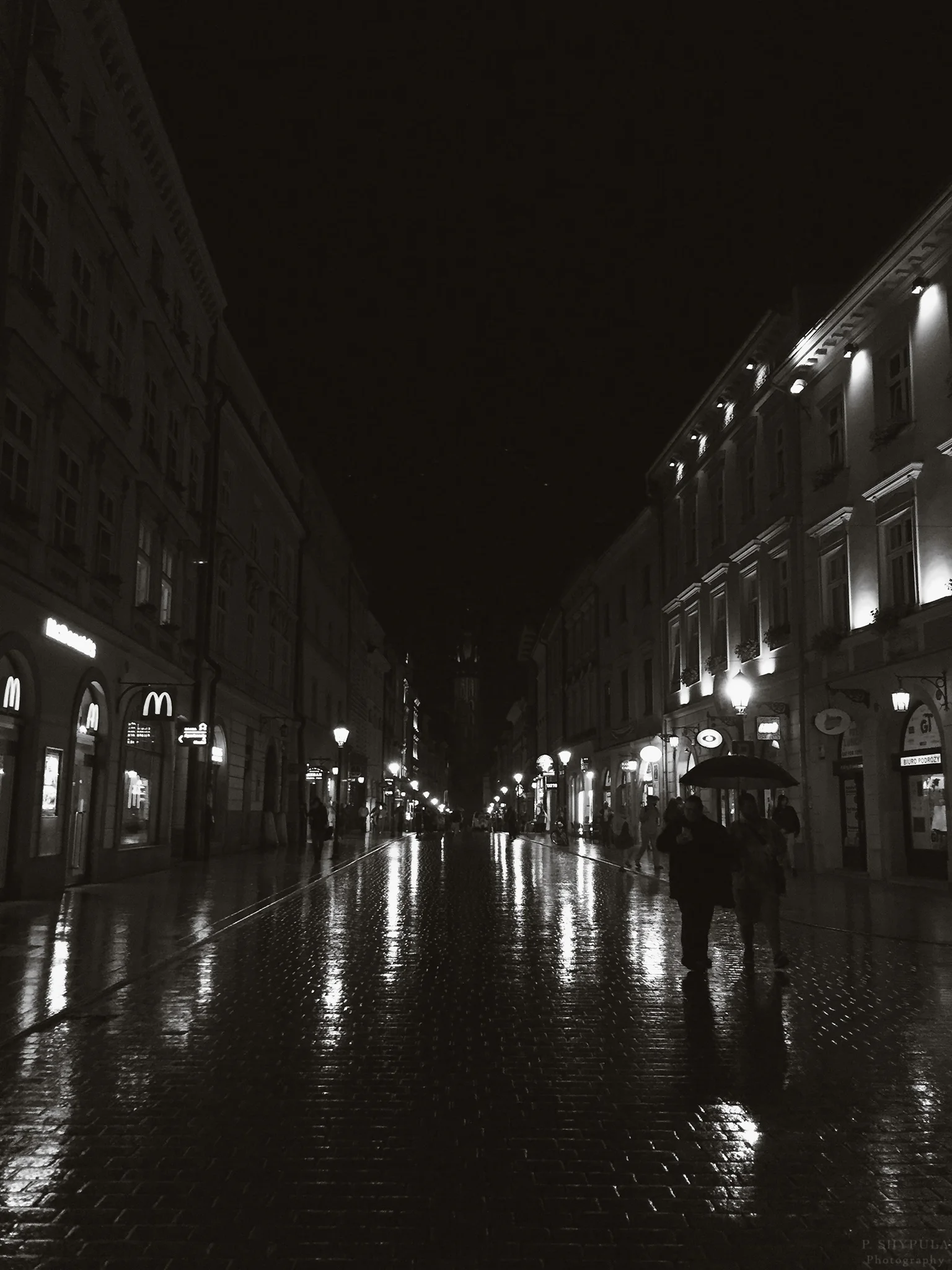 Krakow at night