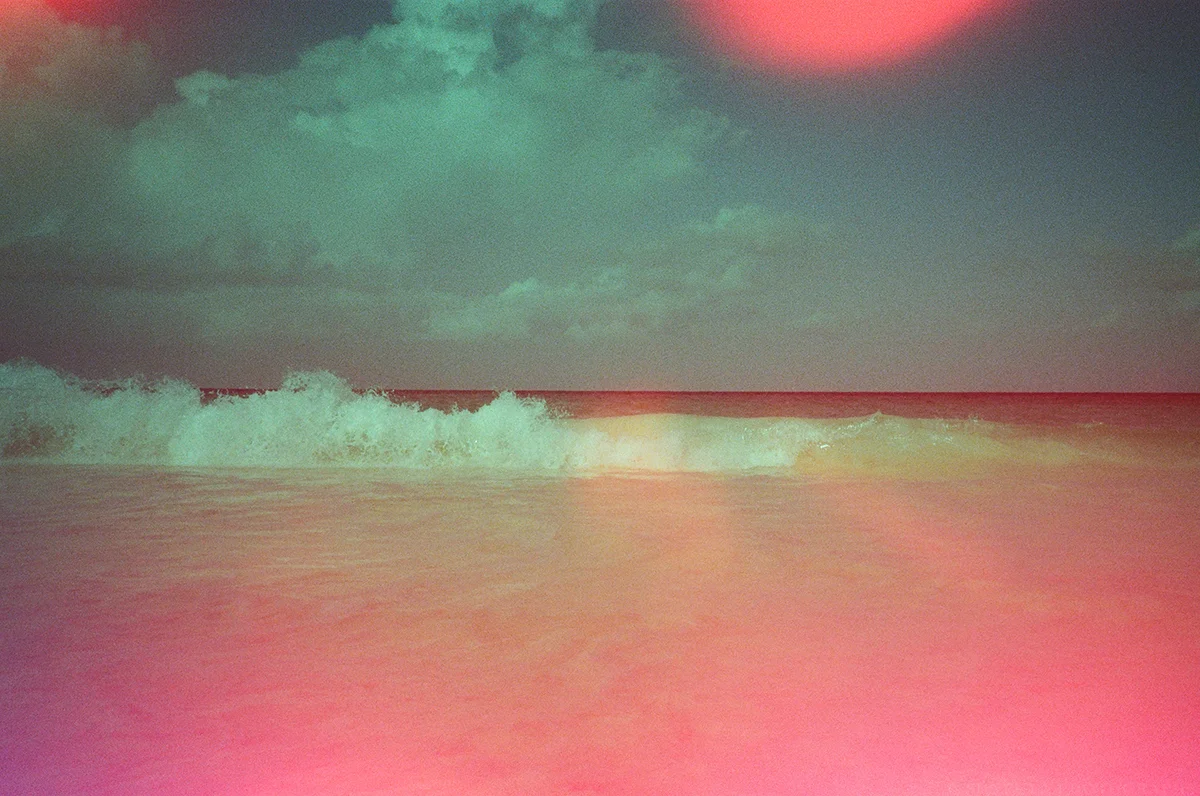 Olympus XA2 + Psychedelic Blues Film