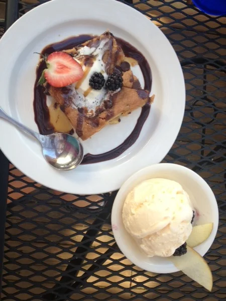 Dessert at Blue Ridge Brewery