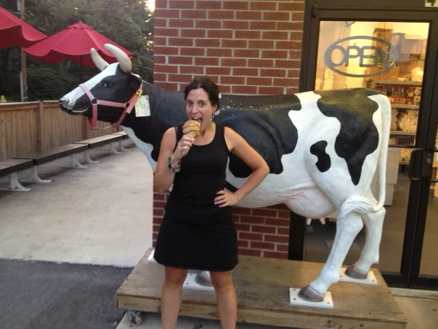Another ice cream cone to replace all the calories burned!