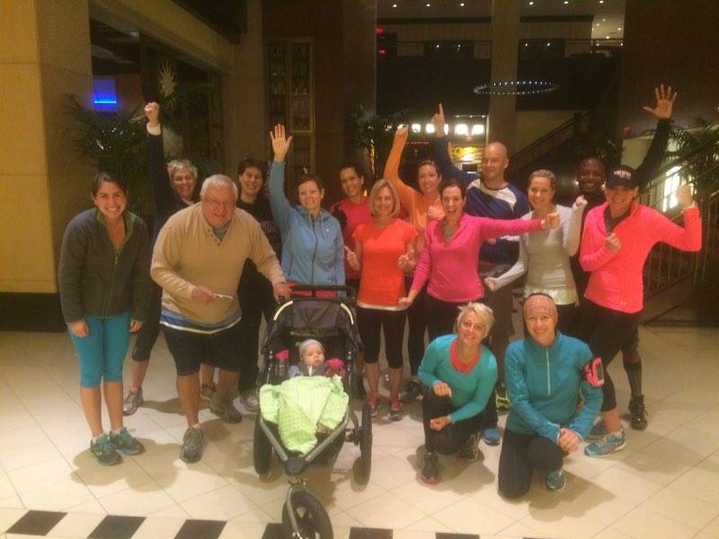 Look at this motivated group at 6am!