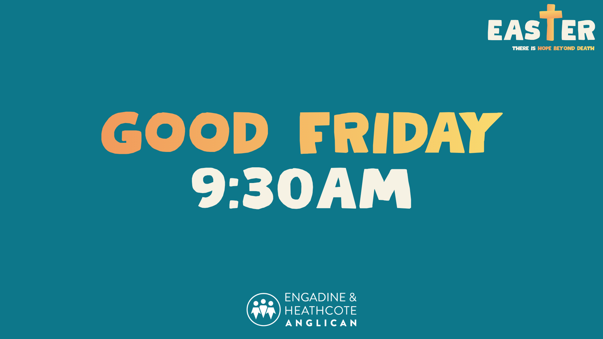 April 3 - Good Friday