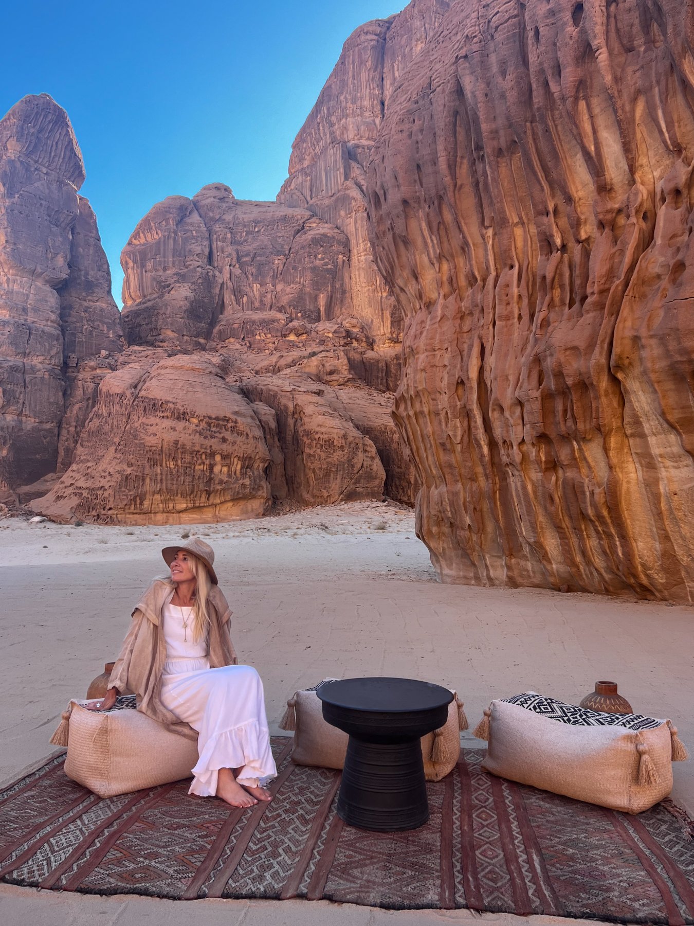 Shelby Knick at Habitas, AlUla, Saudi Arabia