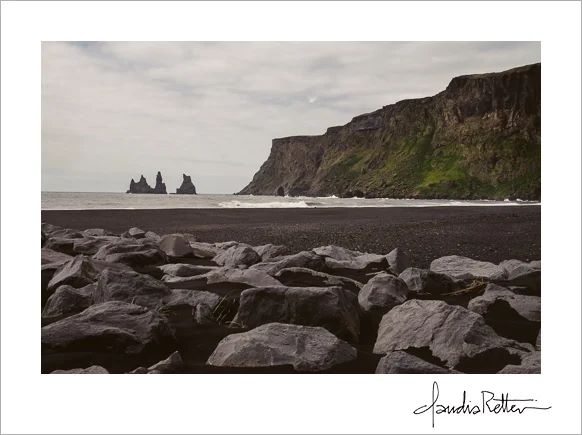 The beach at Vik.