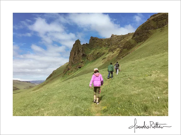 Hiking in Vik, Iceland