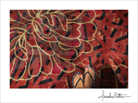 9am - In the elevator of the hotel.