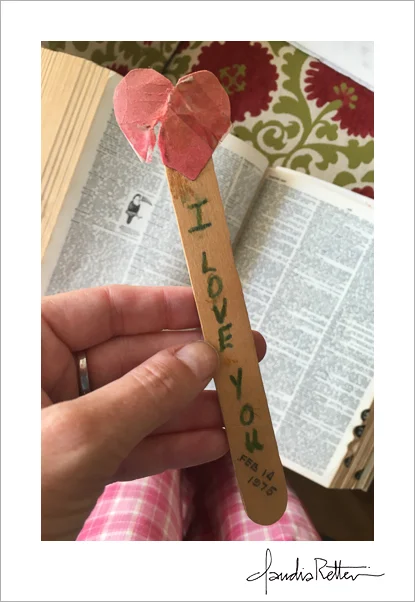 Popsicle bookmark