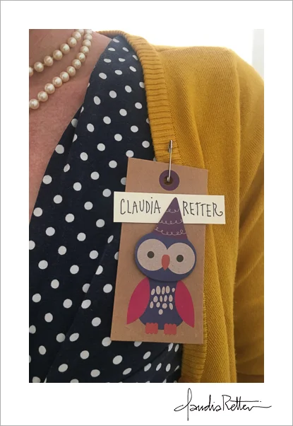 Owl nametag