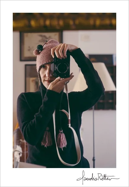 Claudia with her camera