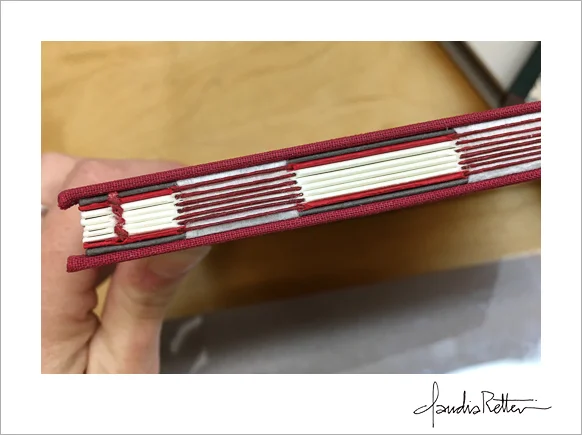 Exposed-tape binding