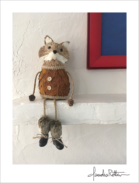 Fox on the mantel