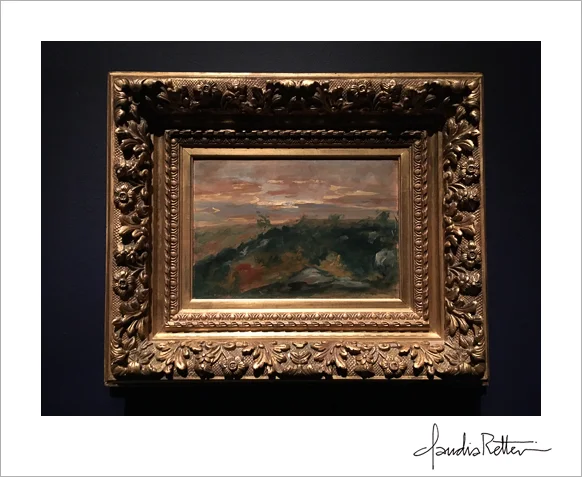Hilly Landscape , Delacroix