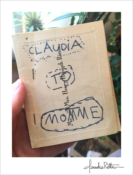 My first book