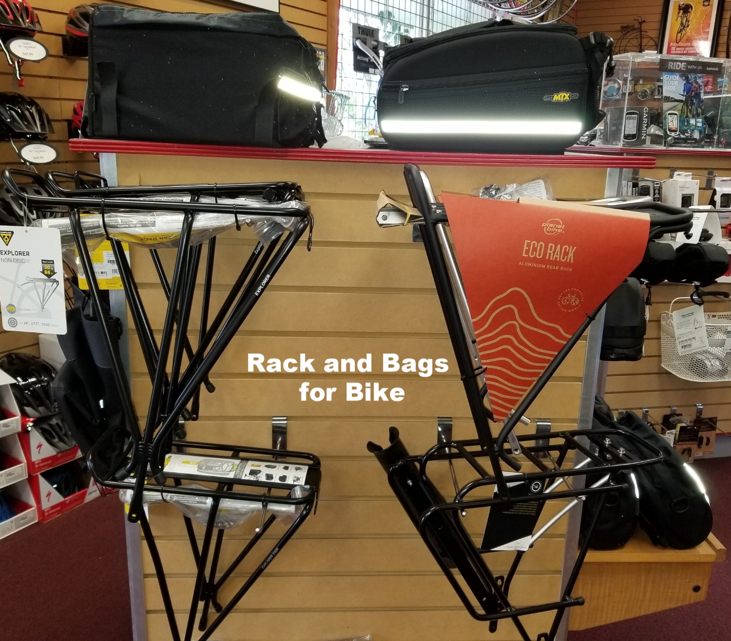 Racks &amp; bags for Bikes