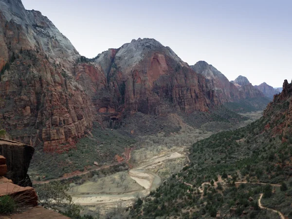 The view before the switchbacks.