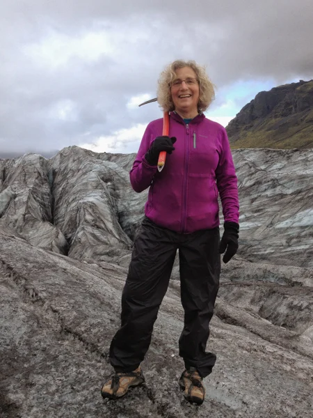 My daughter said I was "badass". Perhaps I should carry an axe and hike on glaciers more often... 