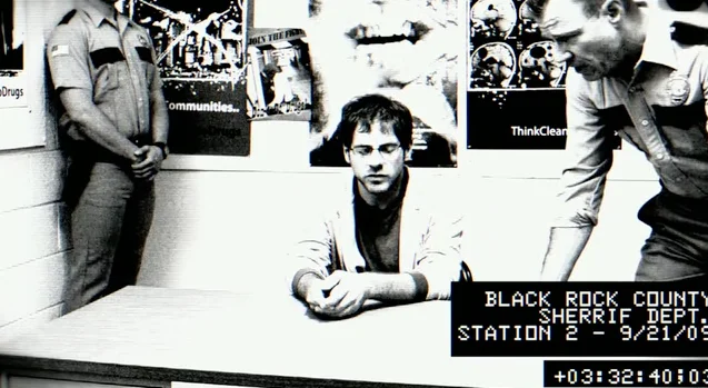  Amidst the conspiracy, one thing known for certain is that Black Rock County cannot spell "sheriff."